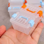 Resim 5 Adet Bebek Evi Mini Depolama Kutusu Valiz, Küçük Araçlar için Şeffaf Düzenleyici Kutu, Bebek Evi DIY Aksesuarları Minyatür Model, Model Ev Dekoratif Süsler ve Fotoğrafçılık Rekvizitleri, Tatiller İçin Mükemmel Hediye 