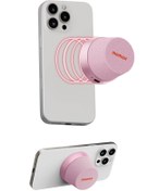 Resim Momax 1-Vibe Go Magnetic Wireless Taşınabilir Gerçek Kablosuz Hoparlör (Pembe) 