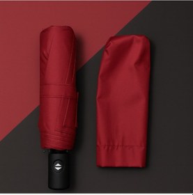 Resim Delta Online Bordo Kılıflı Otomatik Kompakt Şemsiye Bordo 