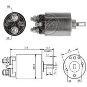 Resim Baysal Marş Otomatıgı 12v Honda Civic Isuzu Pick Up Zm-0683 ZM-0683 