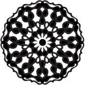 Resim Çiçek Deseni (Oto-Motor-Laptop-Duvar-Dekor) (Tip 9) 10 x 10 cm 