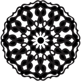 Resim Çiçek Deseni (Oto-Motor-Laptop-Duvar-Dekor) (Tip 9) 10 x 10 cm 