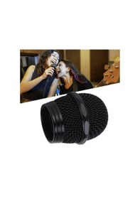 Resim Ximistore9 Siyah Mikrofon Kafası Korumalı Tel Güçlü Kumaşlı 35.6mm İç Çaplı 66mm Yüksekli Kli Tamir Aksesuarı 