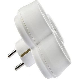 Resim ŞANLED 3'lü Topraklı Papatya Golyat, Üçlü Priz Çoğaltıcı 2 Adet 