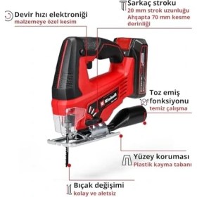 Resim Mabeyn Tc-Js 18/70 Li (1X2,5AH), Akülü Dekupaj Testere - 4321280 