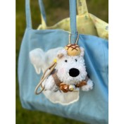 Resim OIMG Yeni 1 Adet Karikatür Çanta Çekicilik Anahtarlık Sevimli Iyi Şanslar Hediye Peluş Oyuncaklar Bebekler (Yurt Dışından) 