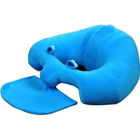 Resim Bebek Destek Oturma Minderi Bebeyatmaz - Mavi 