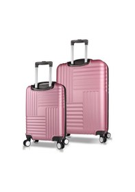 Resim My Valice Puzzle Abs Kabin Ve Büyük Boy Rose Gold 2'li Valiz Seti Rose Gold 