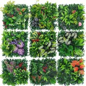 Resim LOMILD-1 Yapay Bitki Duvar Paneli - Düğünler ve Nişanlar İçin Mükemmel, Dayanıklı Plastik Bonsai Tasarımı 