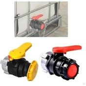 Resim Pazly Yüksek Kaliteli Sarı Ibc Tank Adaptörü Vanası Değiştirme Seti - Dayanıklı Plastik, Kolay Montaj, Bahçe Ve Kimyasal Tanklar İçin Uygun Sarı 