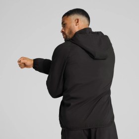 Resim Puma Tad Tech Woven Full Zip Erkek Siyah Eşofman Üstü.01 