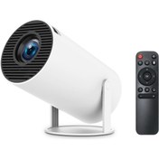 Resim qasul Taşınabilir Android Projeksiyon Wifi Destekli Akıllı Sinema Projektör Beyaz Ultra HD 