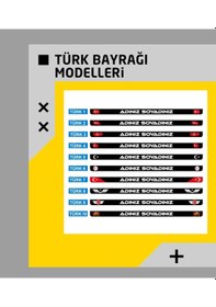 Resim Kişiye Özel Plakalık 2 Adet + Numaratik Numaratör 