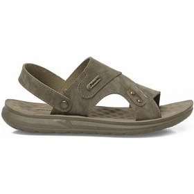 Resim Polaris 410014 Erkek Günlük Terlik Hafif Sandalet Vizon 
