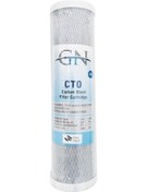 Resim Açık Kasa Su Arıtma Cihazı Filtresi Blok Karbon Cto 10inç 