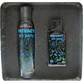 Resim Privacy Let's Party Erkek Parfüm EDT 100 ML + Deodorant Sprey 150 ML Teneke Kutu 