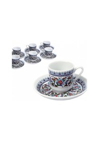 Resim Güral Porselen 6 Kişilik Topkapı Kahve Fincan Takımı Gz12Ckt 