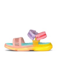 Resim Vicco Flora Cırtlı Işıklı Kız Bebek Sandalet 321.24y.203 Pudra 