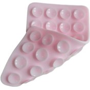 Resim Goldenqian 1 Adet Destekli Yapışkan Enayi Ped Sabit Ped Çift Taraflı Silikon Vantuz Cep Telefonu Armatür Vantuz Light Pink Light Pink 