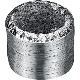 Resim Telli Kopmayan Davlumbaz Baca Flexible Aspiratör Borusu 2 Metre 