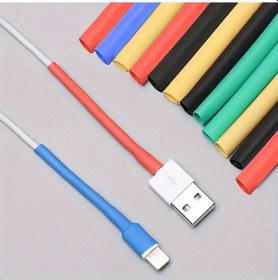 Resim Dream011 Polychrome Isı Büzülür Tüp Seti 8 Boy Data Kablosu Elektrik Tesisatı 