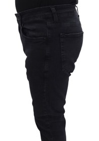 Resim Hacker Jeans Hacker Dmctekstil Erkek 1010 Yüksek Bel Normal Kesim Boru Paça Jean Pantolon Füme 