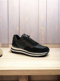Resim Voyager ERKEK HAKİKİ DERİ KAUÇUK TABAN SÜET DETAYLI LASTİK BAĞCIKLI ORTOPEDİK CASUAL SPOR AYAKKABI 