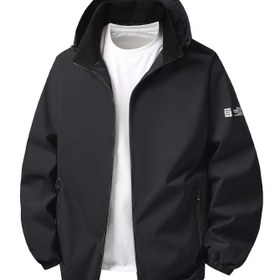 Resim Erkekler İçin Rüzgar Geçirmez Ceket - Fermuarlı Cepli, Tam Kapatmalı Ön Kısımlı, Güçlendirilmiş Dikişli Hafif Outdoor Mont - Yürüyüş, Bisiklet, Spor Salonu ve Seyahat için Dayanıklı Rüzgar Geçirmez Kumaş - İlkbahar/Sonbahar Casual Ceket (Elde Yıkanabilir), Yüksek Kaliteli Yapım, Çok Amaçlı Dış Giyim, Fitness Tutkunları İçin 