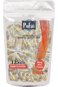 Resim Pufai Slender Sigara Filtresi Tar Süzen 7 Mm Uyumlu Ağızlık 375 Adet 3 Yeniden Kullanılabilir Paket 
