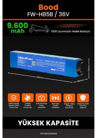 Resim Bood FW-H85B / 36v 9600mAh Elektrikli Scooter Bataryası 