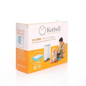 Resim Korbell Korbel 495 Adet Bez Kapasiteli Bebek Bezi Çöp Poşeti 