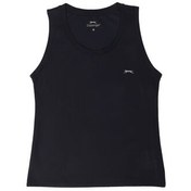 Resim Slazenger ROZ Kadın Kolsuz Siyah Tişört 