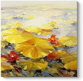 Resim tabloshop Floral Yağlıboya Tablo 50 x 50 