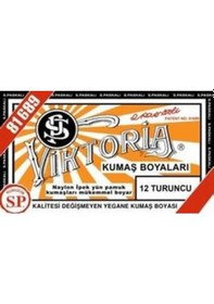 Resim 12 Turuncu Renk Kumaş Boyası Viktoria 