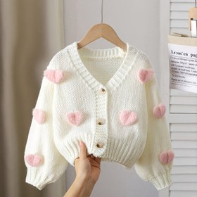 Resim Kızlar İçin Kısa Kollu Kazak - 3D Kalp Yama ve Pembe Düğmeli Beyaz Sonbahar Ceketi, Önden Butonlu Kapatma, Okul, Partiler ve Günlük Giyim için Rahat Trikotaj Sweater ( &), Kızlar için Kazak, Kızlar İçin Günlük Örgü Kazak, Kız Çocukları için Örme Kazaklar, Kızlar İçin Rahat Kazak, Kızlar için Sonbahar Kazak, Kızlar için yumuşak örgü kazak, Kızlar için sade kazaklar, Genç Kızlar İçin Kazaklar, Kızlar için Uzun Kazaklar, Genç Kızlar İçin Kazaklar, Genç Kızlar İçin Kazak, Genç 