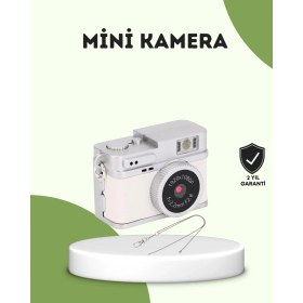 Resim AyrStore Mini Hd Dijital Kamera 1080P Kordonlu Taşınabilir Retro Model 