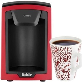 Resim Fakir Closey Kişisel Filtre Kahve Makinesi Kırmızı 