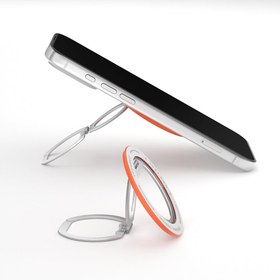 Resim Youngkit Magnetik 360 Derece Dönebilen Dual Fold Rotating Serisi Parmak Ring Stand - Turuncu 