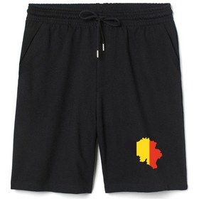 Resim Euro 24 Belgium Erkek Siyah Şort Siyah 