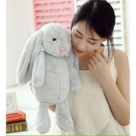 Resim Belirtilmemiş Uyku Arkadaşım Uzun Kulak Peluş Tavşan 65 cm Gri 