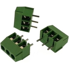 Resim 0 Numara 3 Pinli Yeşil Klemens - 5Mm Aralıklı 