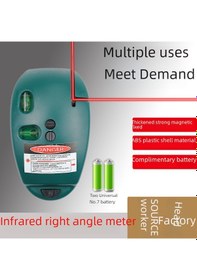 Resim Shineyee Mouse Tipi 90 Derece Enerjili Manyetik Yeşil Lazer Duzeyi: Yapı, Tasarım Ve Çizim İçin Doğru Ölçü İşaretleri 