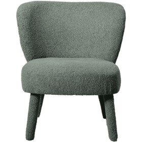 Resim Croco Armchair Sage Green - Boucle-Ecru 
