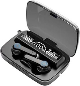 Resim M19 Kablosuz Kulaklık Gaming Powerbankli El Fenerli Göstergeli 5.1 Stereo Bluetooth Kulaklık 