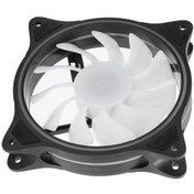 Resim Vkemall Bilgisayar Kasası Soğutucu Fanı 11 Kanatlı Sessiz Büyük Hava Akımı 4pin Arayüzlü İç Ve Dış Işıklı Siyah Radyatör 