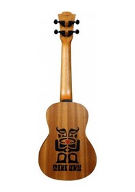 Resim Lag Glu Tku10S Tiki Soprano Open Pore Natural Soprano Ukulele 