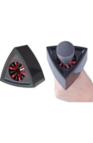 Resim Rycote 107302 Siyah Üçgen Mic Flag 