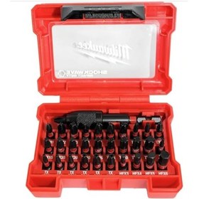 Resim Milwaukee Shockwave 32 Parça Profesyonel Bits Uç Seti 
