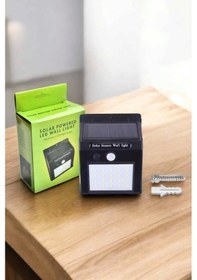 Resim Solar Güneş Enerji Panelli Sensörlü Lamba Enerji Tasarruflu Çok Renkli 