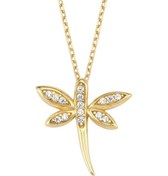 Resim Gümüş Altın Kaplama Yusufçuk Kolye G840Kl Altınsepeti 